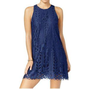 Speechless XS Navy Blue Lace Dress RETAG AP37